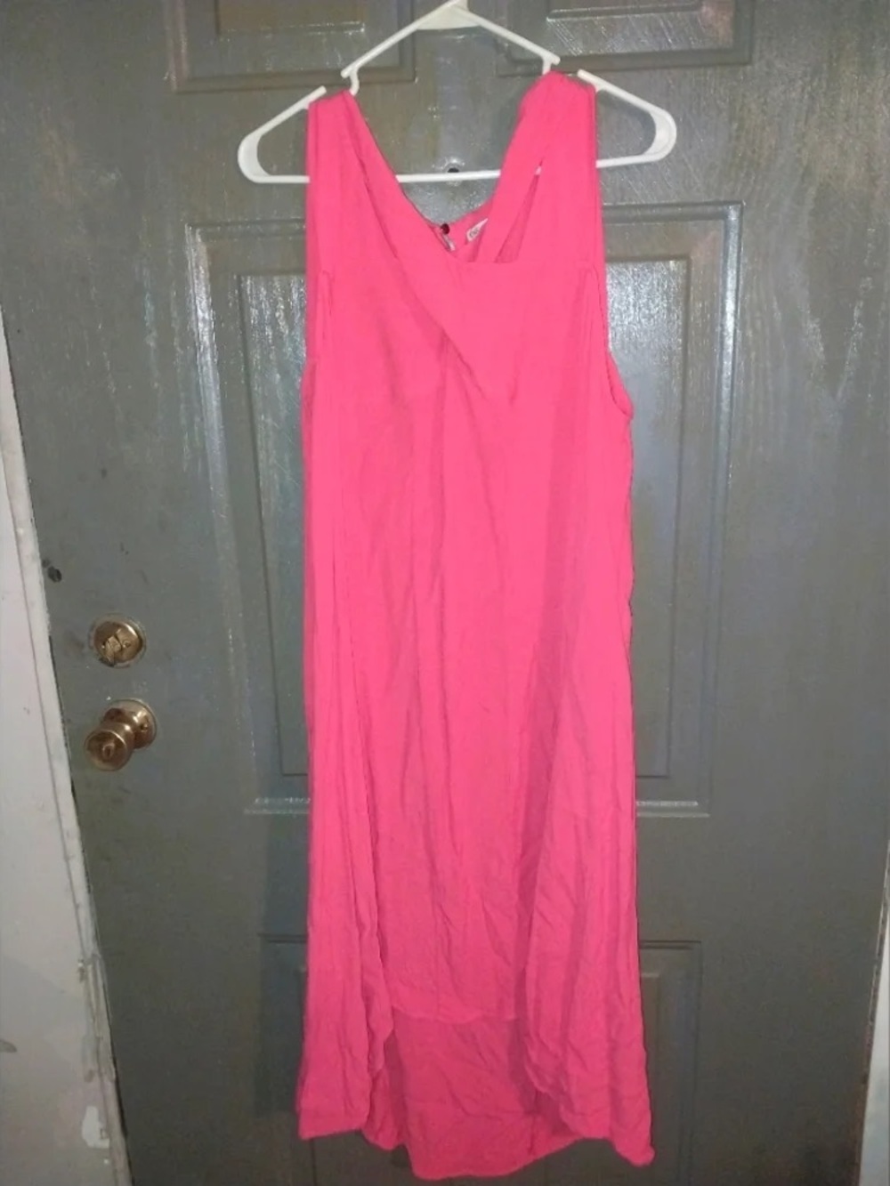 Coach Bright Pink Girls' Sleeveless Maxi Dress